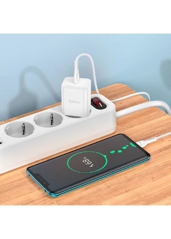 Мережевий зарядний пристрій single port PD20W charger White (6931474783455) Hoco N27 Innovative (361347214)