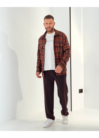 Чоловічий костюм з сорочкою в клітинку — заміри в описі GD/GL Модний простір (366438114)