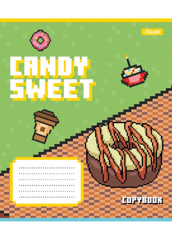 Набор тетрадей Candy sweet А5 в косую линию 12 листов 25 шт. () 1 Вересня 767201 (366528837)