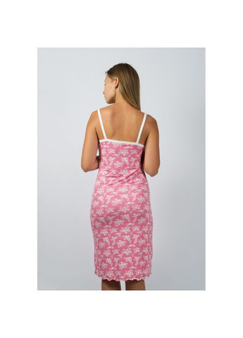 Розовый летний женская ночная рубашка - 6216 s/m сарафан Lady Lingerie
