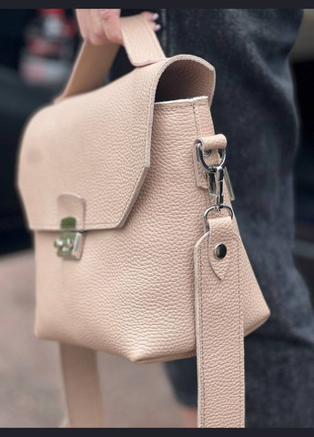 Женская кожаная сумка Лора Беж Dekey (332055293)