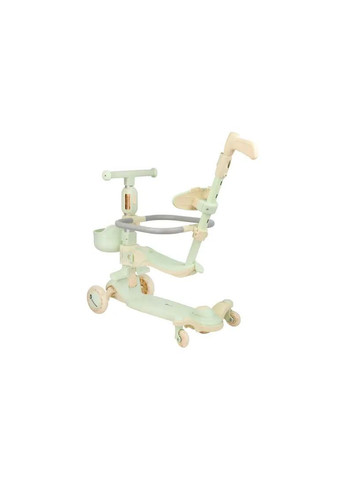 Самокат-триногий дитячий 3 в 1 з підсвіткою, ручним гальмом і батьківською ручкою 10 міс-6 років Maraton Різ6526 (370653405)