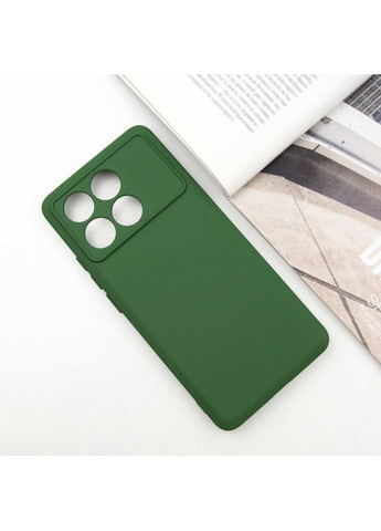 Чохол Silicone Cover Full Camera для Xiaomi Poco X6 / Note 13 Pro 5G Dark green Lakshmi (355874093)