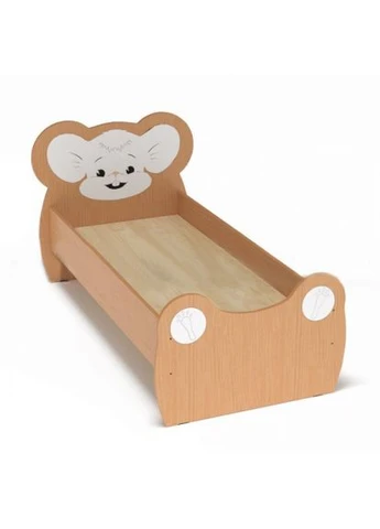 🛏️ Детская кроватка с бортиками «Мышонок» DS-31 с рисунком Gap (396755716)