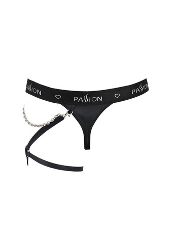 Чоловічі трусики танга з підв’язкою 058 Thong Bill Black CherryLove Passion (296623651)