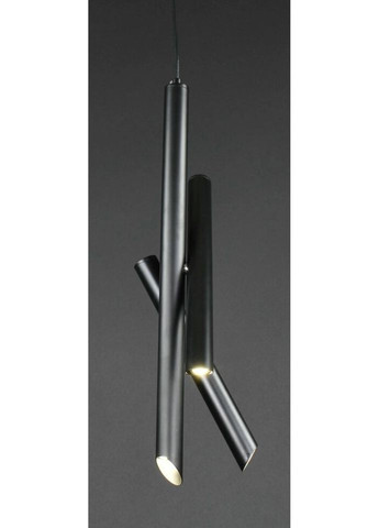 Люстра світлодіодна підвісна LED світильник для квартири на стелю ледве 27505 Чорний 55-250х10х10 см. Sunnysky (324396119)