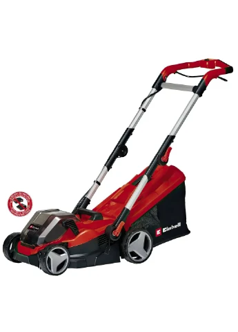 Акумуляторна газонокосарка PXC GE-CM 36/34-1 Li 36В (18+18) з шириною скошування 33 см, об'ємом травозбірника 30 л, регулю Einhell (393480198)