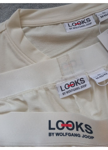 Молочная пижама лонгслив + брюки Looks