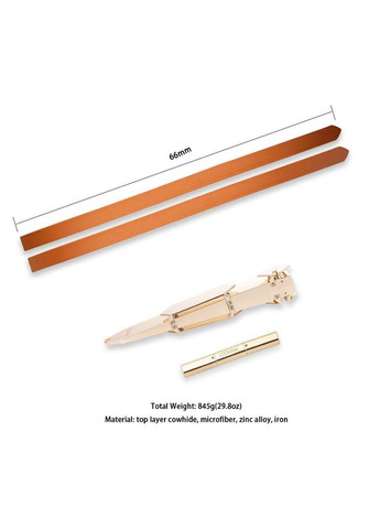 БДСМ-набір Teasing & Impact-Play Brown Set Lockink (304996164)