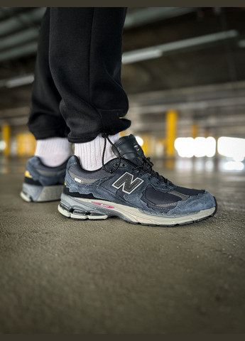 Синій всесезон кросівки чоловічі new balance 2002r protection pack blue | нью беланс 2002r сині No Brand