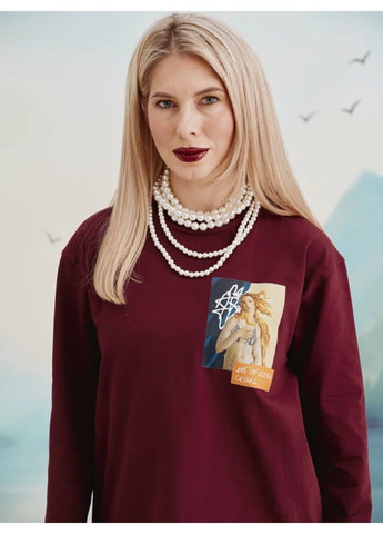 Лонгслів - Бургунді LUCKY REEF (316032899)