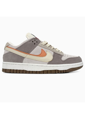 КРОССОВКИ ЖЕНСКИЕ NIKE SB DUNK LOUW 85 DOUBLE BROWN / BEIGE / ORANGE НАЙК СБ ДАНК No Brand бежевые демисезоны (368869902)