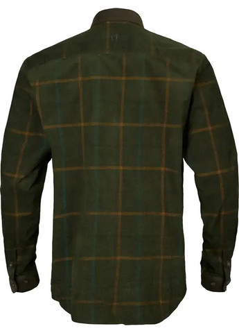 Оливкова сорочка harkila kaldfjord corduroy check shirt willow green No Brand