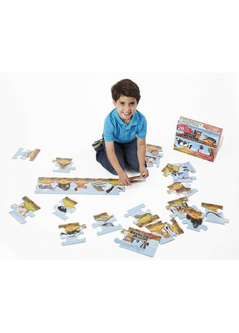 Мега - пазл гігант Melissa&Doug "Потяг-алфавіт" 28 елементів 300 х 20 см MD10424 Melissa & Doug (392068972)
