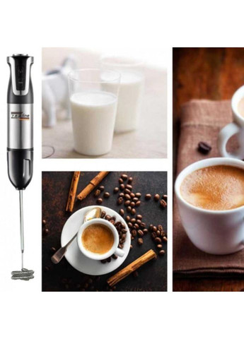 Занурювальний ручний блендер ZP073 подрібнювач з чашею та вінчиком 1500Вт Zepline (356452487)
