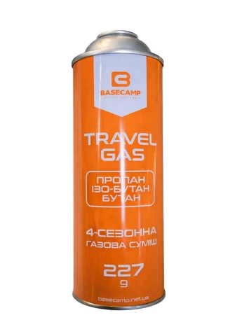 Газовий балон Travel Gas 227г BaseCamp (398838522)