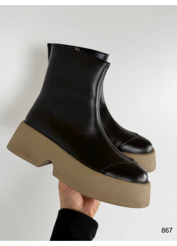 Зимние стильные женские ботинки No Brand без декора