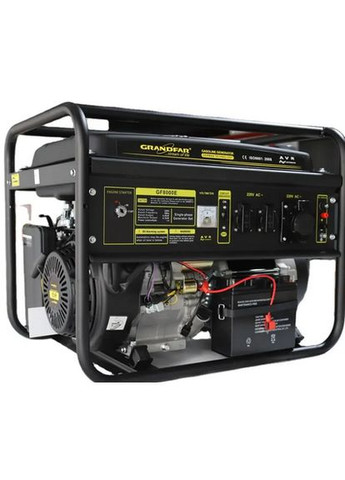 Бензиновий / газ генератор 6500W (4-х тактний, 420 см³, електро стартер, мідна обмотка) GRANDFAR (323440492)