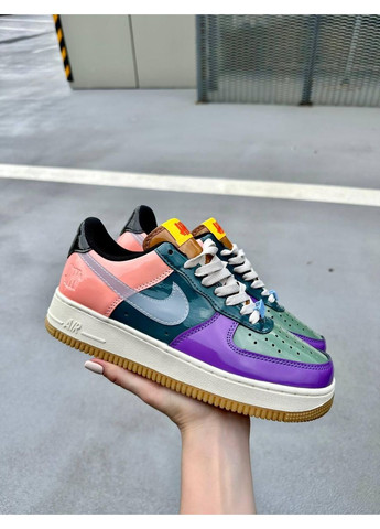 КРОССОВКИ ЖЕНСКИЕ NIKE AIR FORCE 1 LOW X UNDEFEATED НАЙК АИР ФОРС 1 ПРЕМИУМ No Brand комбинированные демисезоны (367177840)