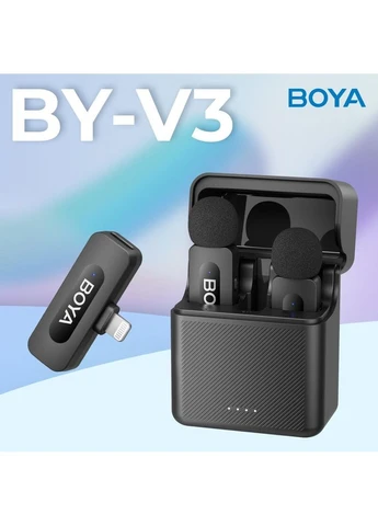 Микрофон BY-V3 Lightning Black (BY-V3) Boya (390921092)