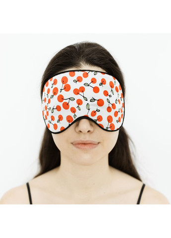 Маска для сна шелковая Млечный Путь с нескользящей резинкой в Подарочной упаковке Вишни (1139-02) Фабрика Тиші (369550253)