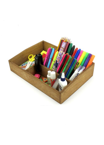 Органайзер настільний з дерева Натман мускат (КНЦ-004407) No Brand (328227544)