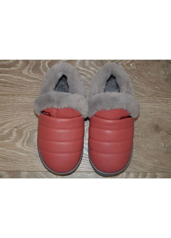 Розовые тапочки домашние чуни для девочки розовые Luck Line с мехом