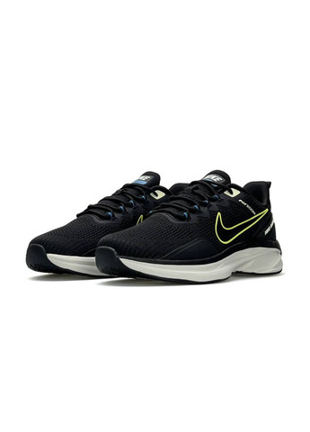 Чорні Осінні кросівки чоловічі nike No Brand Air Zoom Pegasus Black White