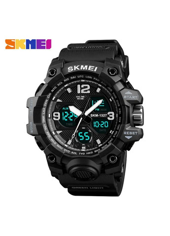 Чоловічий спортивний годинник 1327 Hamlet (Чорний) Skmei (314483710)