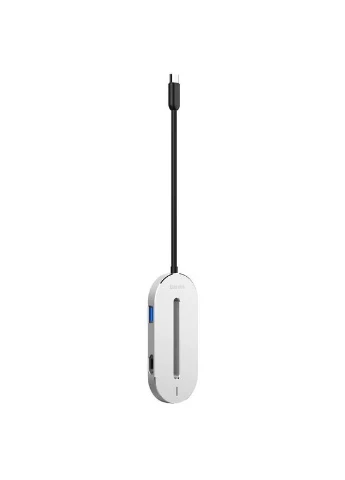 USB-хаб O-Hub Type-C Silver (CABOOK-0S) Baseus (352506470)
