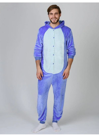 Пижама кигуруми мужская Стич синий M (155-165 см) Jamboo (369669249)