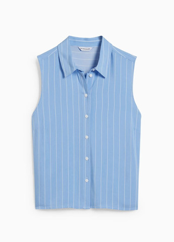 Блакитна літня блуза з віскози C&A