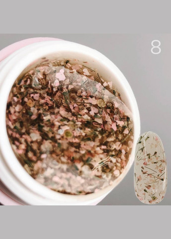 Гель цветочный Сухоцвет №4 - Гель с сухоцветами ТМ " " 5 гр. Saga (342376549)