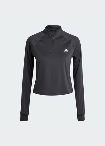 Спортивная кофта Train Essentials Minimal Branding 1/4-Zip Cover Up adidas (327825909)