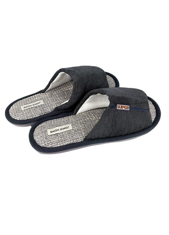 Серые тапочки домашние мужские открытые серые 10244-3 Jomix