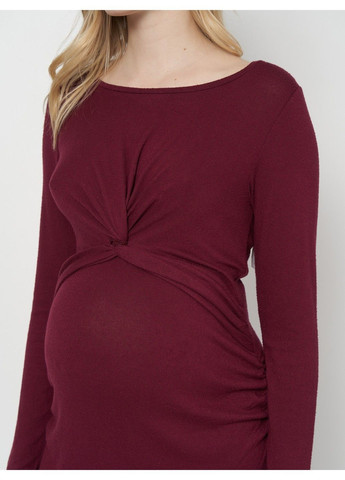 Бордова кежуал сукня для вагітних Old Navy однотонна