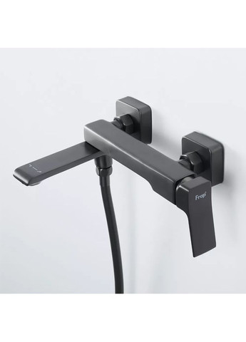 F3284-9 ванна одноваж. кор. поворот. вилив лат. корпус гайка Ø30 (гангрей) {8/1} Frap (371644788)