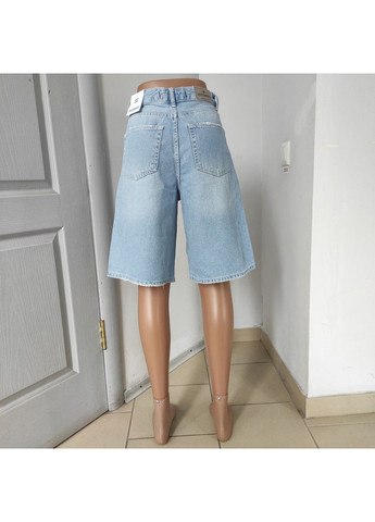 Шорты Zeo Basik женские джинсовые багги хлопок 32 голубые Zeo Basic (365866046)