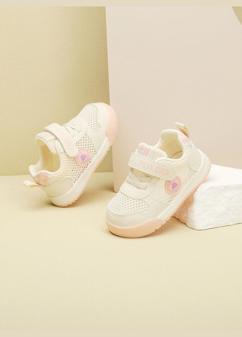 Молочные детские кроссовки для девочки No Brand
