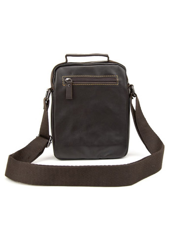 Чоловіча сумка месенджер через плече з натуральної шкіри з ручкою повсякденна середня RoyalBag RR-9102-1 (355245770)