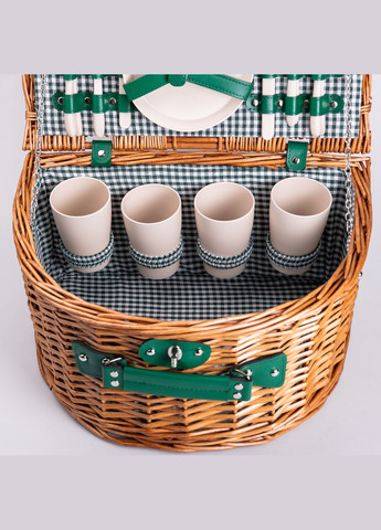 Корзина для пикника на 4 человека 41*31*22 см Yiwu (325428353)