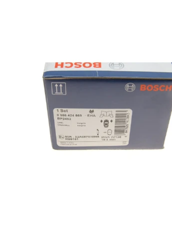 Колодки гальмівні (передні) Opel Insignia 1.5-2.0 CDTi 17 0 986 424 869 (opt-om) Bosch (332798023)