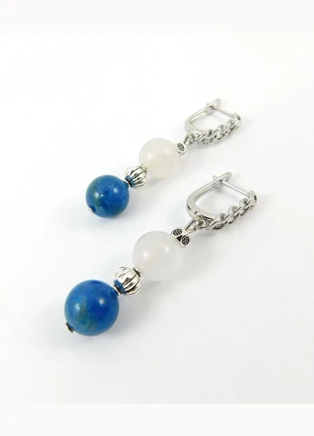 Сережки "Вишуканий мотив" Апатит, Адуляр Fursa fashion (323002614)