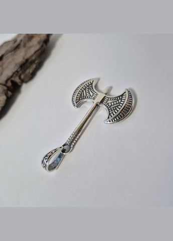 Серебряная подвеска оберег амулет Топор Перуна черненное серебро 925 пробы (АРТ.89036ч) 11.80г No Brand (306743207)