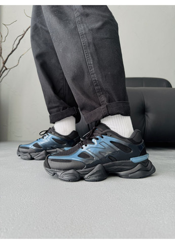 КРОССОВКИ ЖЕНСКИЕ NEW BALANCE 9060 GRADIENT BLUE / BLACK НЬЮ БЕЛАНС 9060 No Brand чёрные демисезоны (367176615)