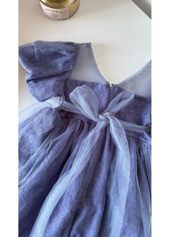 Комбинированное платье для девочки нарядное с ожерельями 10990 No Brand (371948698)