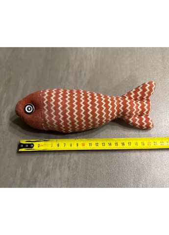 Игрушка для кошек мягкая Рыбка с кошачьей мятой, КРАСНАЯ No Brand (363968791)