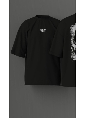 Женская футболка с принтом повседневная S Черный No Brand - (341249774)