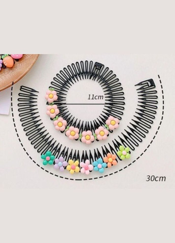 Гнучкий обруч для волосся "Токі струми" з ромашками No Brand (336960869)