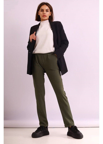 Брюки женские летние с завязками хаки BSZZ (305847654)